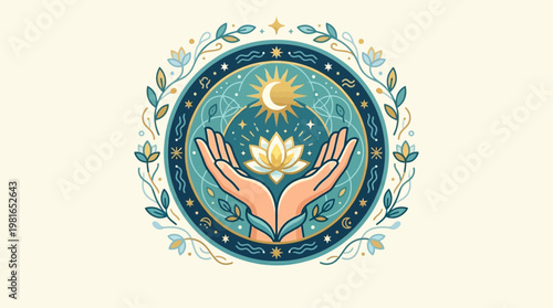 People gather for National Day of Prayer in serene Nature landscape