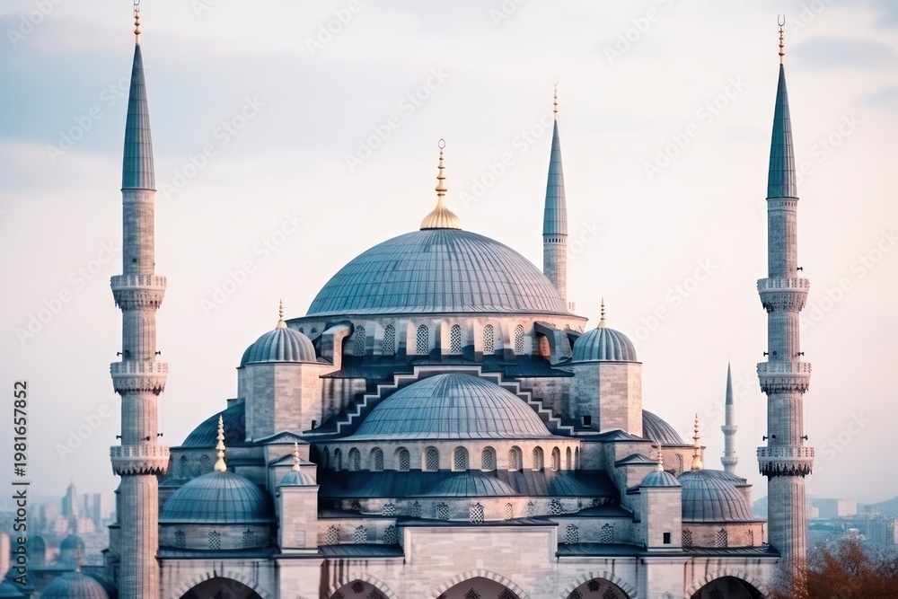 Fototapeta premium Istanbul landmark spirituality architecture.