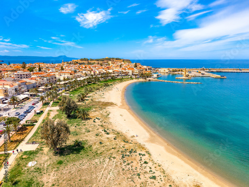 Rethimno city with the fortress of Fortezza, Crete, Greece.