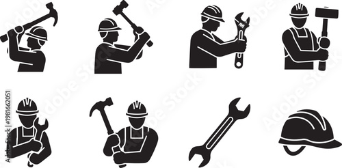 Celebrating labor day diverse workers tools a tribute to american labor