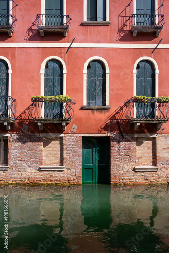 Old houses in Venice.