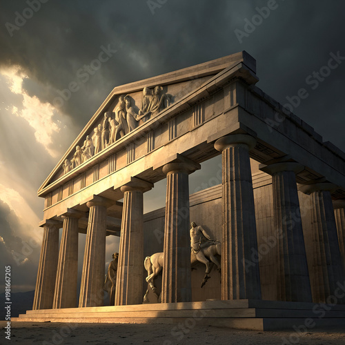 Ancient Hellenic Architectural Concept