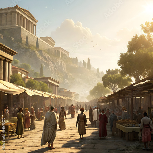 Ancient Hellenic Architectural Concept