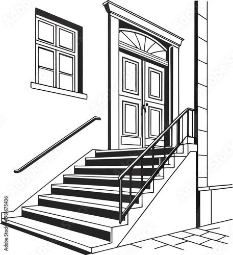 staircase in the house