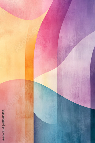 Abstract textured background with flowing colorful waves