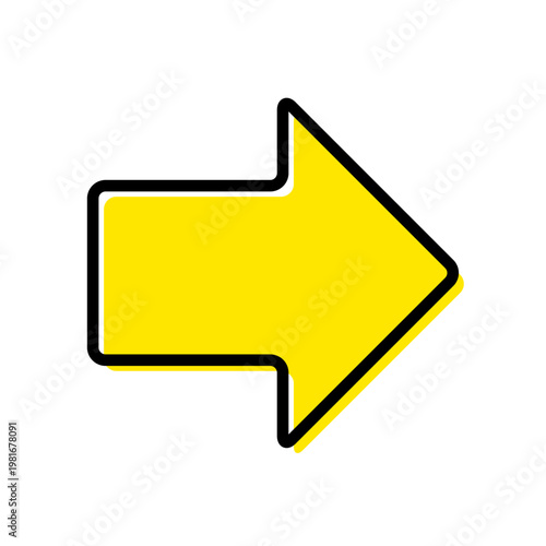 右矢印のシンプルナビゲーションアイコン