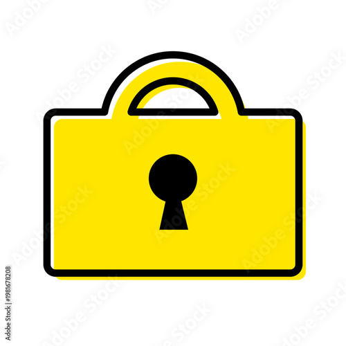 セキュリティをイメージしたビジネスアイコン