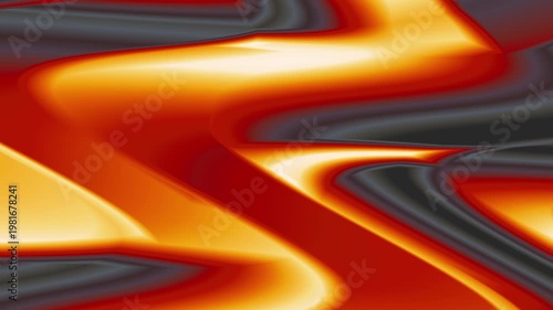 Motion Background Incandescent Amber Lava Flow Intense White Hot Thermal Energy Solar Flare