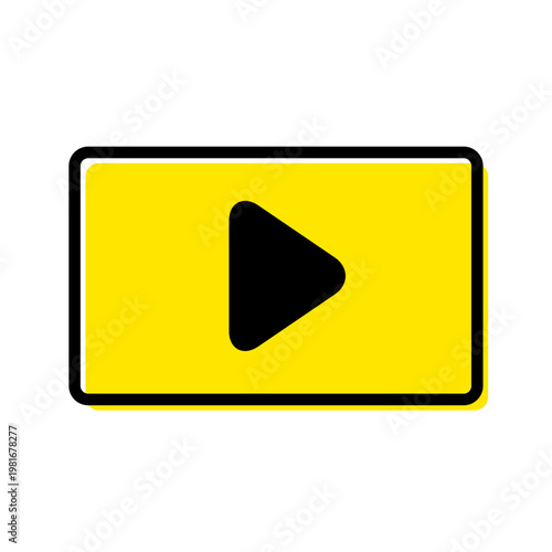 Free Download 動画再生 プレイヤー スタート ボタン ピクトグラム - GFXLoad