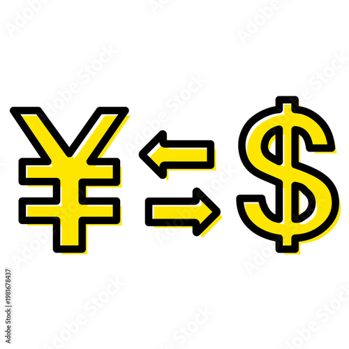 為替/レートイメージビジネスアイコン