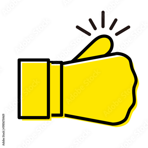 いいね・評価を表す親指サインのアイコン