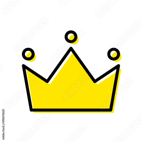 王冠 アイコン シンプル クラウン素材