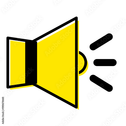 スピーカー 音量 音声 シンプルアイコン素材