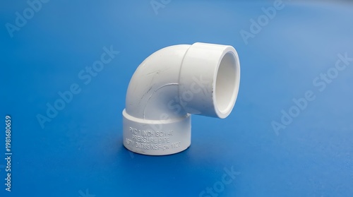 White Plastic Pipe Elbow Joint for Pressure Pipe Fittings and Plumbing Connections