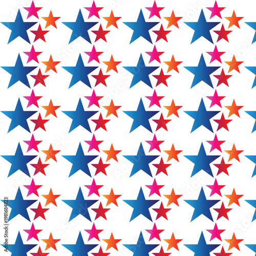 seamless pattern with stars