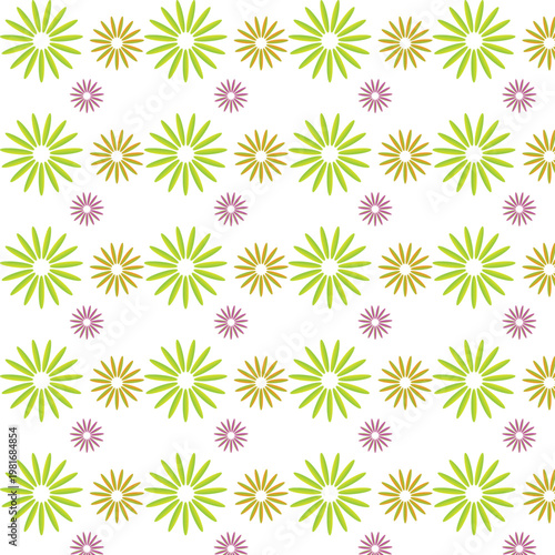 seamless pattern with flowers