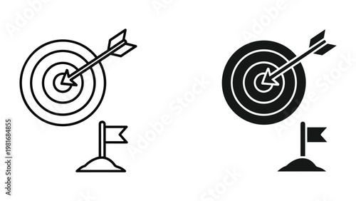 Workflow process chart system diagram icon set