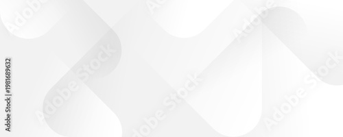 Abstract pattern white geometric banner design background.