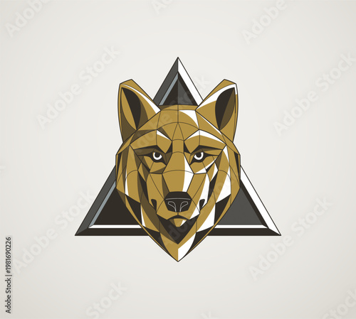 Alpha wolf illustration sym...