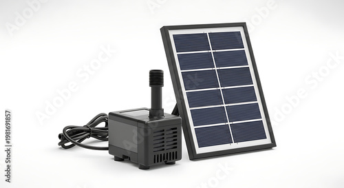 Efficient solar-powered water pump system for eco-friendly outdoor applications and sustainable irrigation