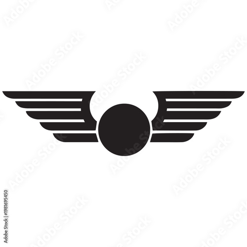 Memorial day wings symbol honoring fallen heroes and remembrance