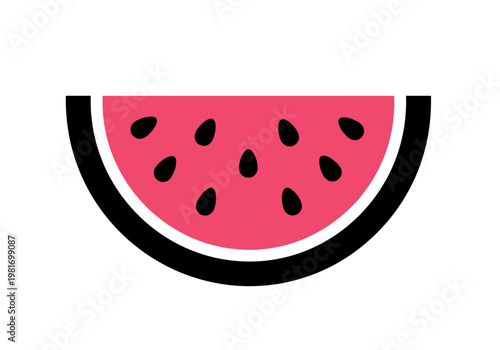 Fresh Summer Watermelon Slice