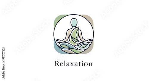 Zen Meditation Person Icon