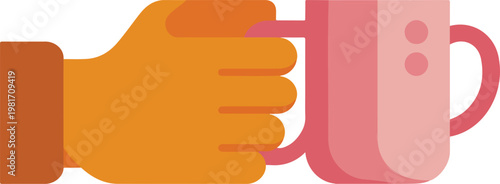 Flat design illustration of a home internet router with signal waves for wireless connectivity, smart home networking, and telecommunications concepts.