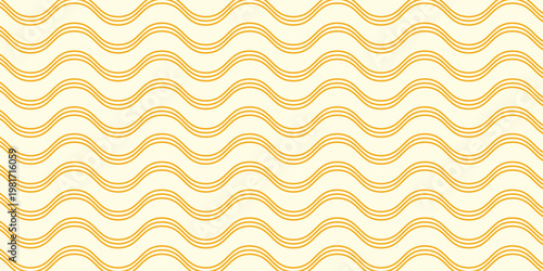 Seamless pasta pattern with Italian noodles and spaghetti. Abstract food texture for menu design, restaurant posters, kitchen decor, or culinary packaging backgrounds. Vector illustration