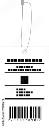 商品タグのイメージイラスト