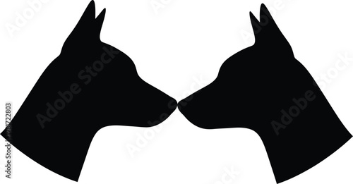 Dog Silhouette Vector	