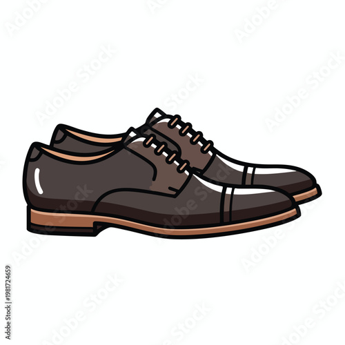 Classic Formal Black Leather Dress Shoes for Men and Women