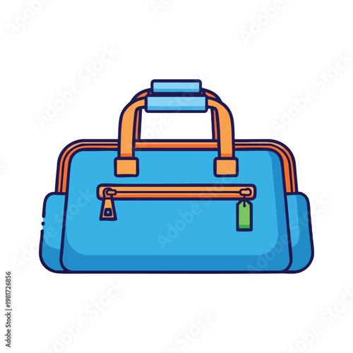 Colorful Travel Bag with Handle for Vacation or Business Trips