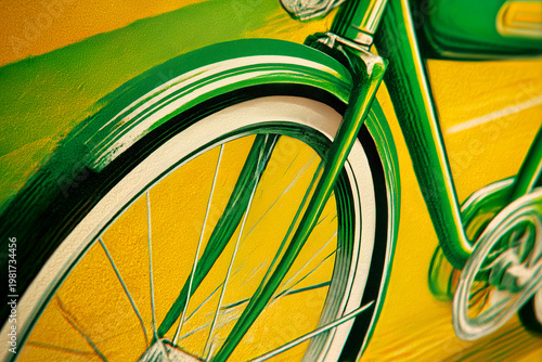 Bicycle colors background