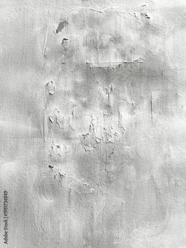 Distressed White Wall Texture Background