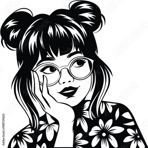 Ornate Mandala Decorative Graphic Illustration for Meditation and Zentangle Art