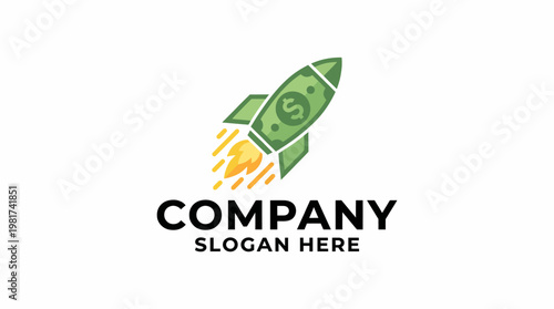 This dynamic image of a rocket launching, adorned with dollar signs, symbolizes ambition, success, and the drive for financial growth in a visually engaging and energetic way.