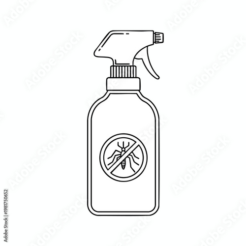 Clean and Safe Pest Control Spray Bottle for Household Use