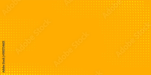 Yellow halftone pattern. Retro comic gradient background geometric elegant modern futuristic art