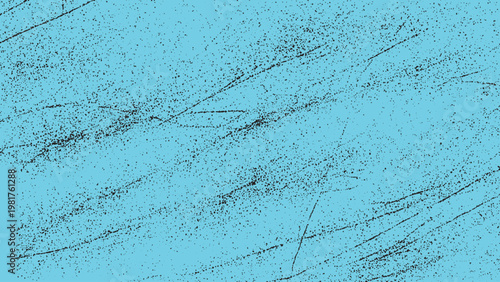 Dark grunge noise overlay with worn vintage effect on Blue textured background