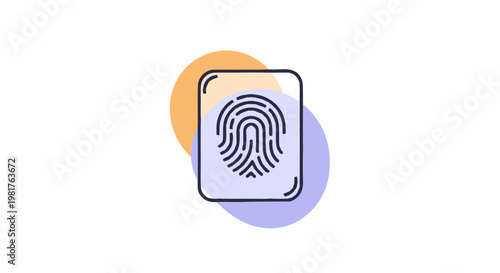 Digital fingerprint identification on a mobile device for security and access.