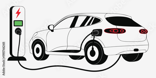 A vintage luxury sports car vector illustration featuring a shiny classic automobile design isolated on a white background for transport and speed.