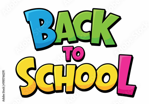 Back to School Drawing A Colorful Vector Illustration for Educational Purposes