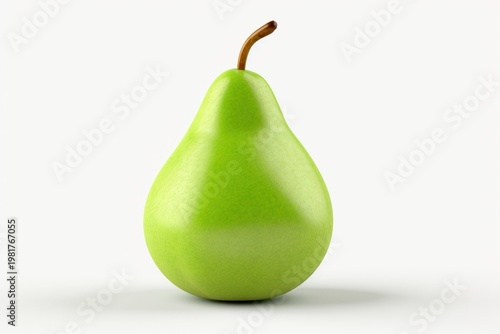 Pear fruit green plant.