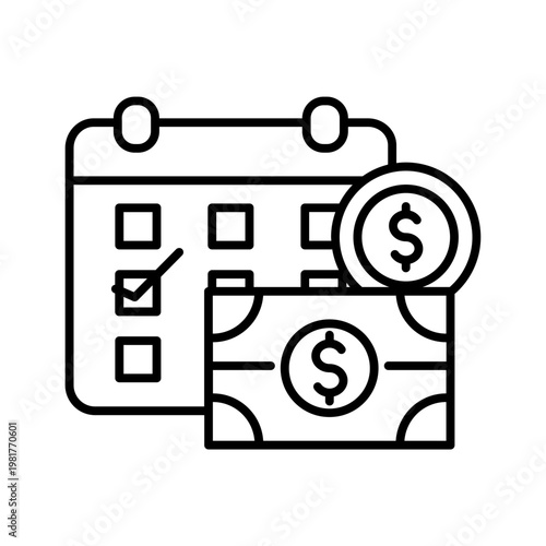 Payday schedule icon