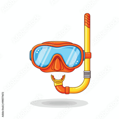 Colorful Snorkel Set with Mask and Tube for Water Adventures