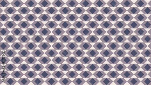 Geometric Diamond and Triangle Seamless Pattern in Purple Tones