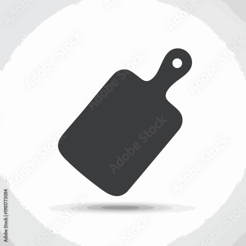 Stylish Black Cutting Board for Kitchen Food Preparation and Cooking