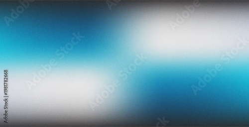 Foto Abstract Grainy Gradient Background with Blue and White Blurred Texture and Retr