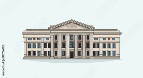 Truman visits historic building on a sunny Day outside